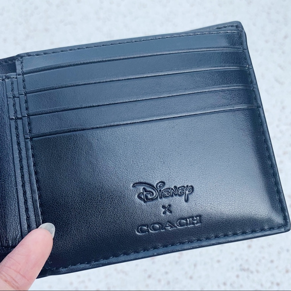 NWT Authentic Coach Men's Limited Disney Wallet - Picture 6 of 6